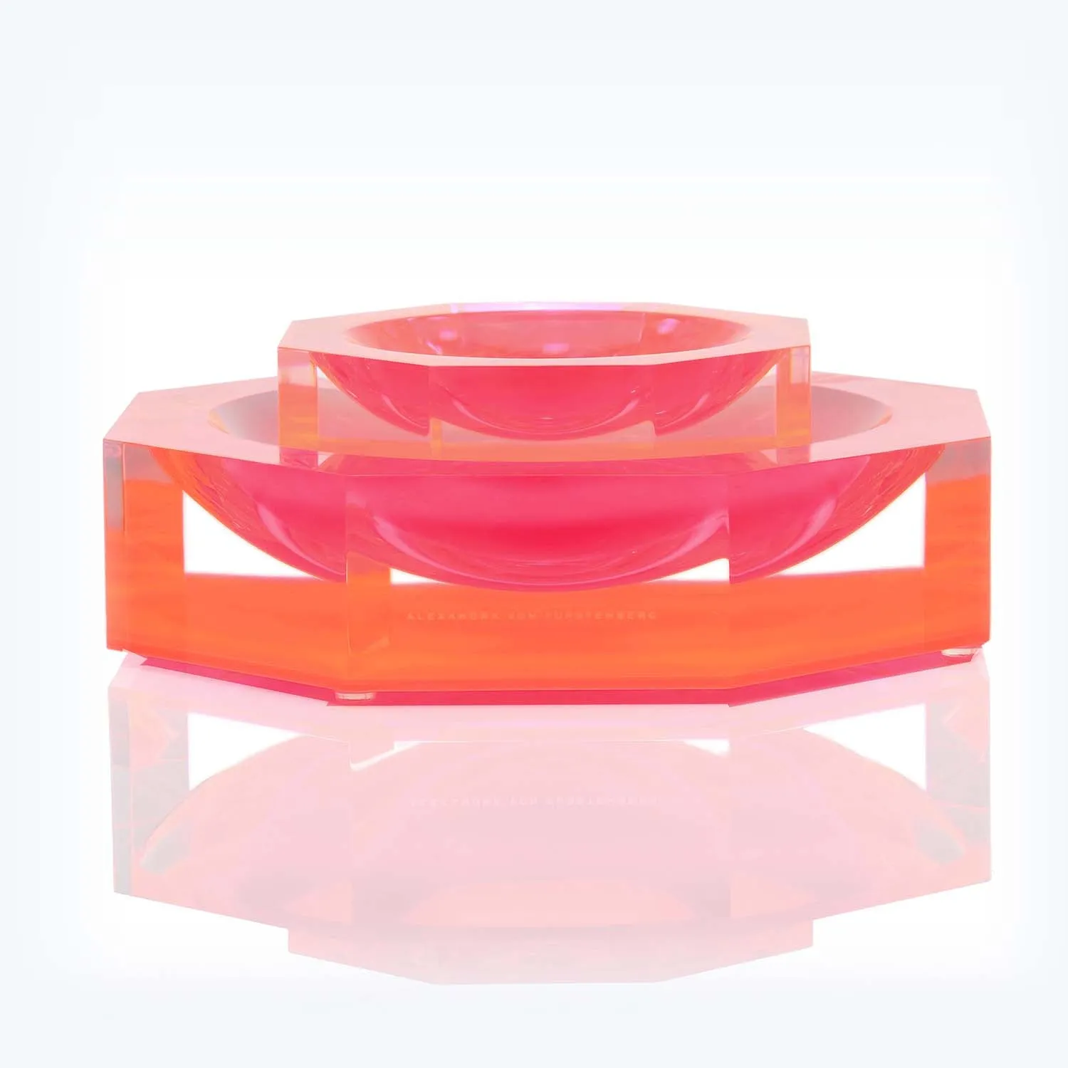 Neon Pink Nut Bowl