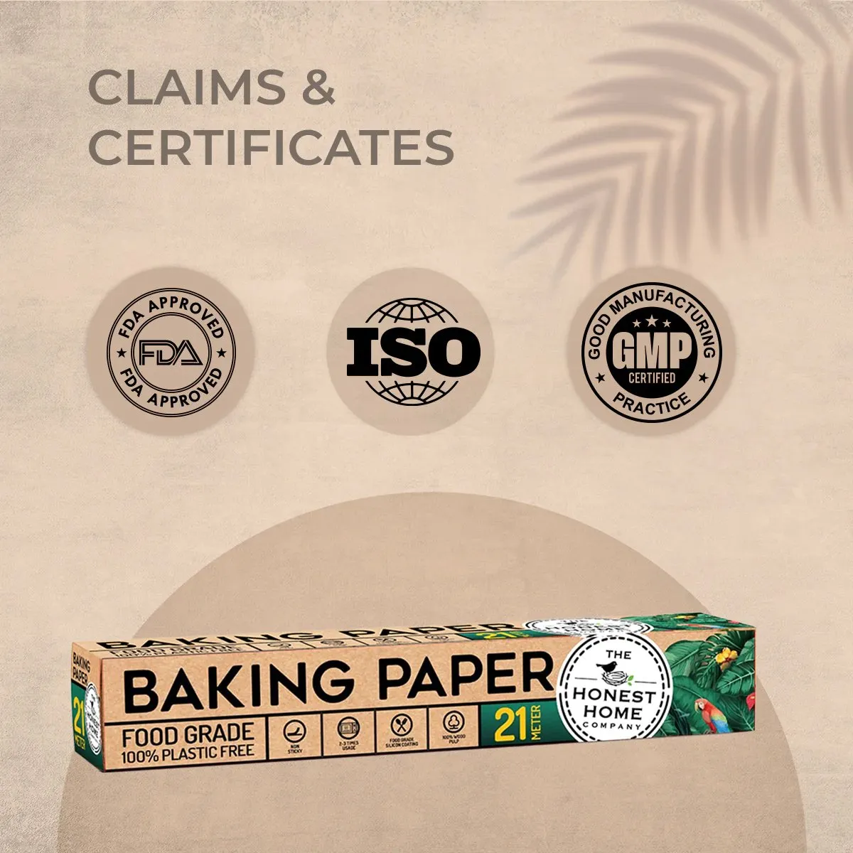 Non Sticky Baking Paper Roll- 21 Meters