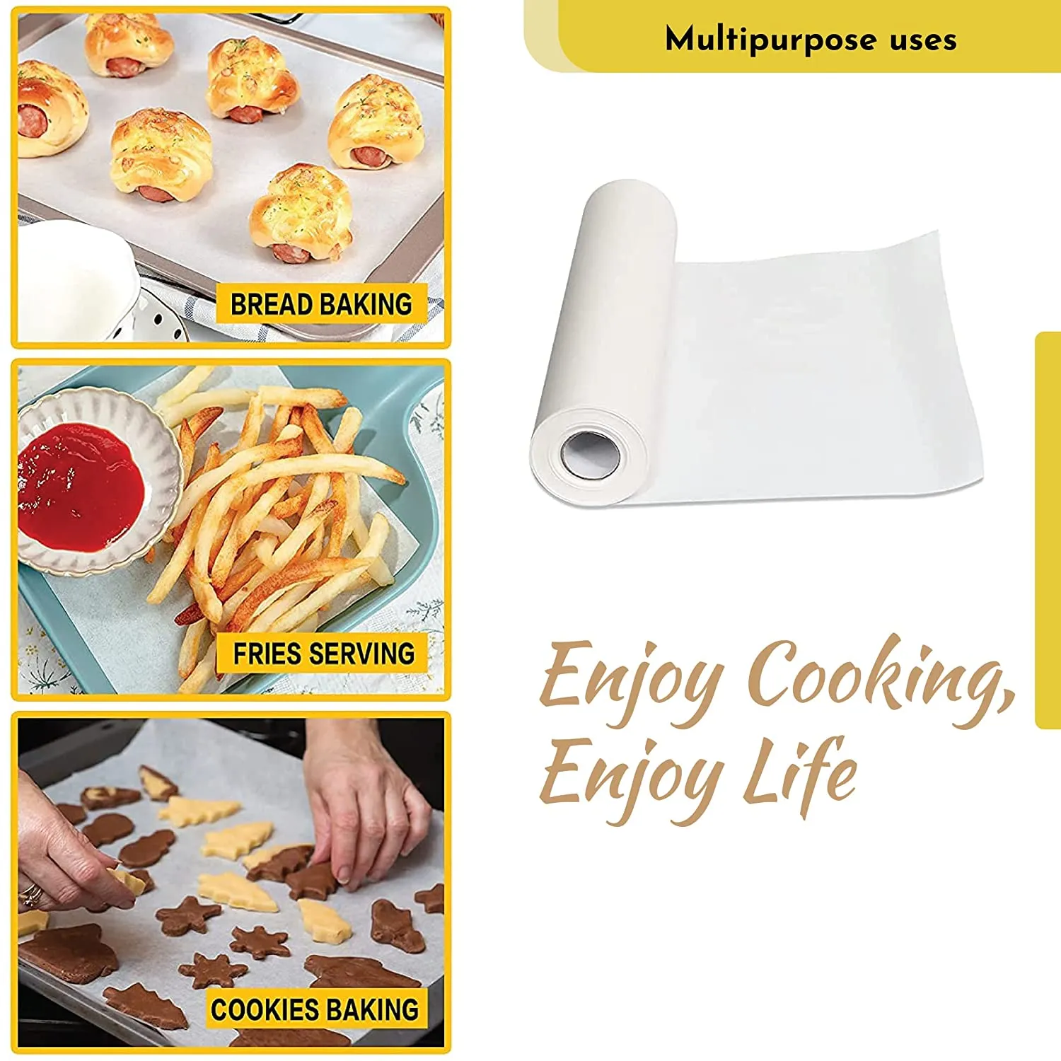 Non Sticky Baking Paper Roll- 21 Meters