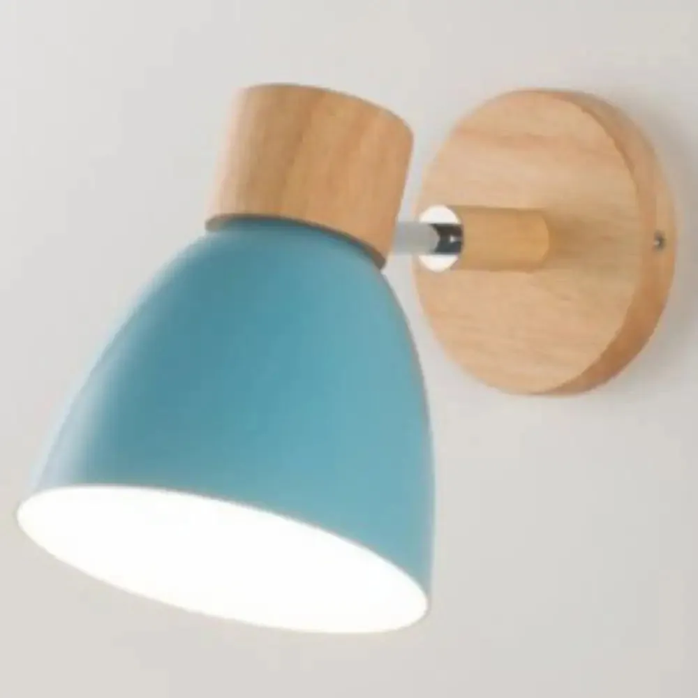 Nordic Style Dome Wall Mount Light - 1-Light Rotatable Bedside Lighting