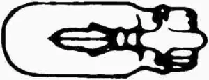 Norman Lamps T-3-1/4 Wedge Bulb