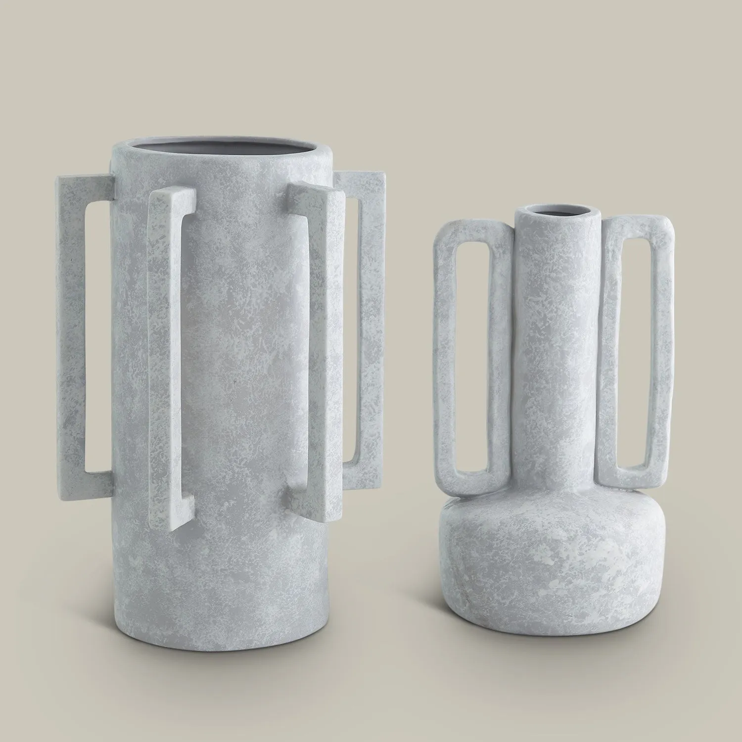 NORMANDIE AND BRETAGNE VASE COLLECTION - (Light Grey) - Preorder