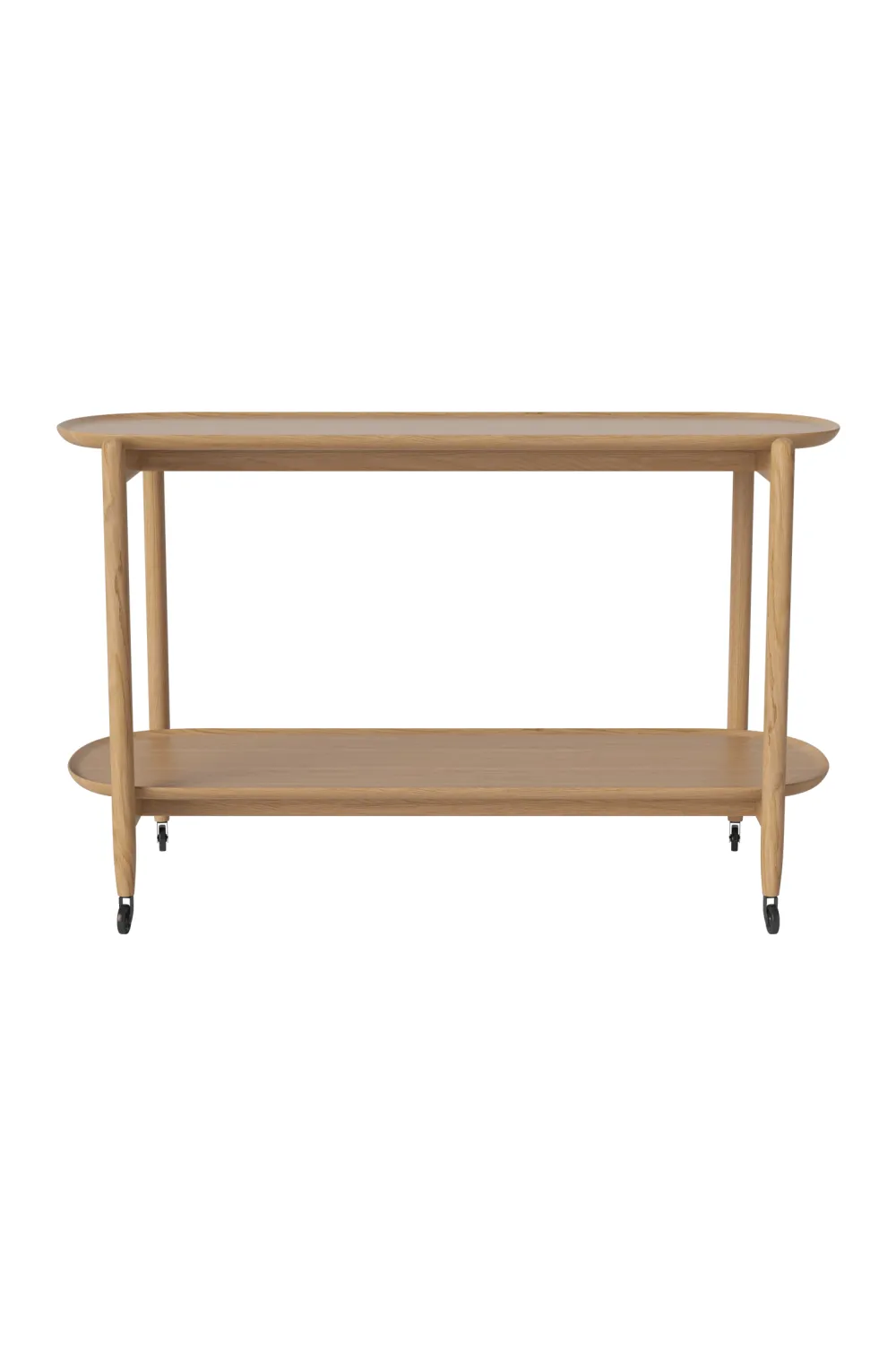 Oiled Oak Bar Trolley L | Bolia Coupe