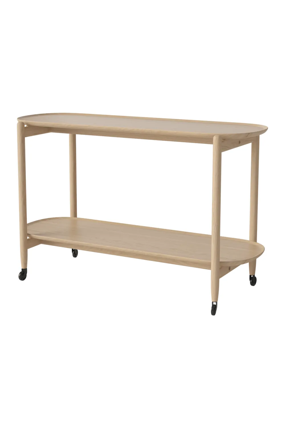 Oiled Oak Bar Trolley L | Bolia Coupe