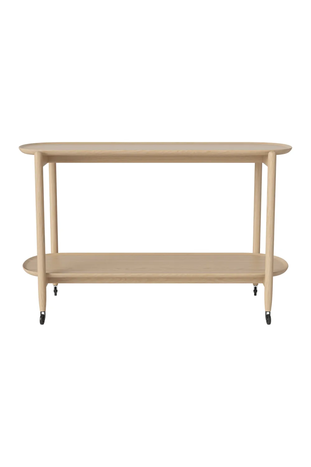 Oiled Oak Bar Trolley L | Bolia Coupe
