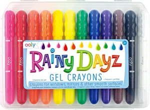 Ooly Rainy Dayz Gel Crayons - Set of 12