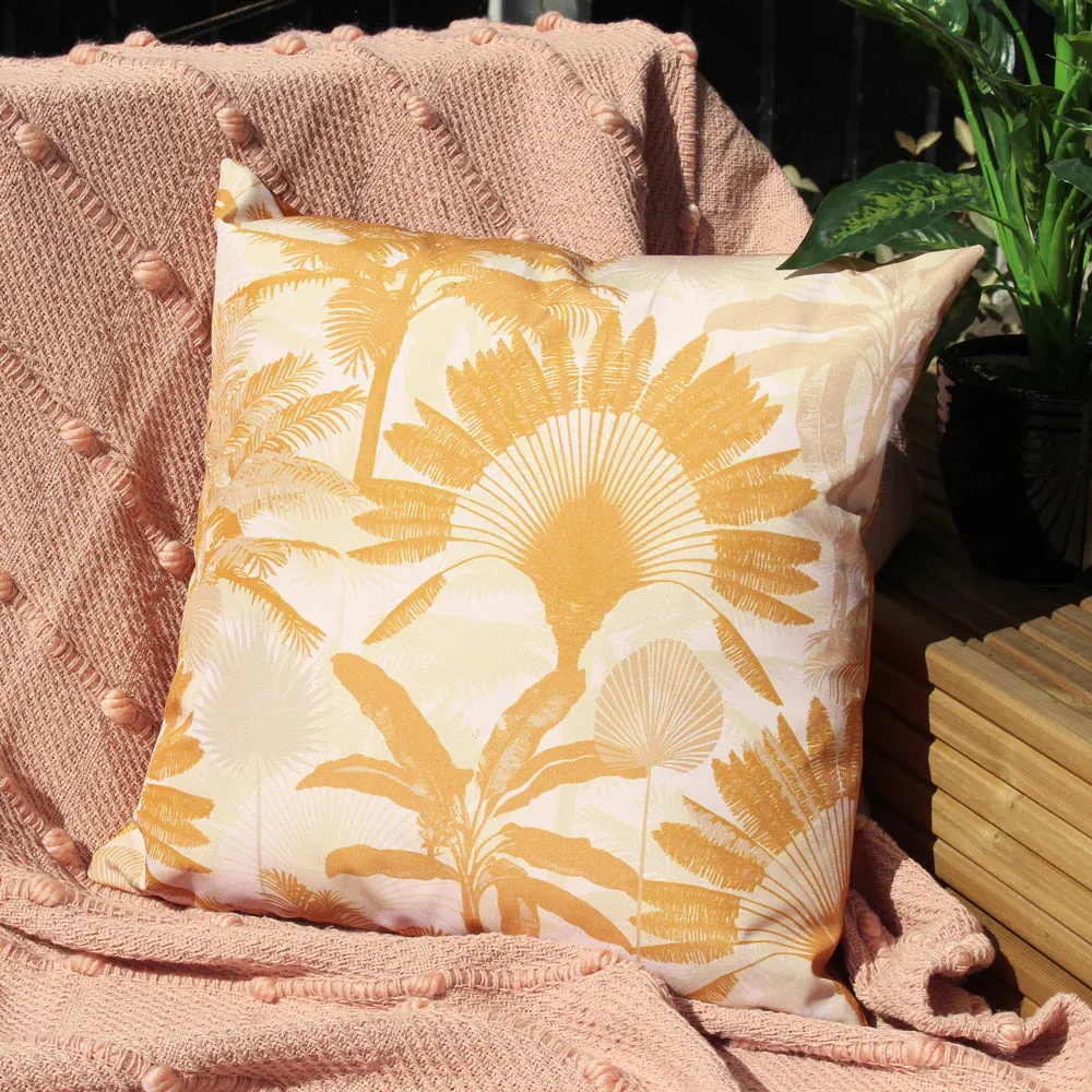 Outdoor Scatter Cushion Cover 43 x 43cm - Palm Print