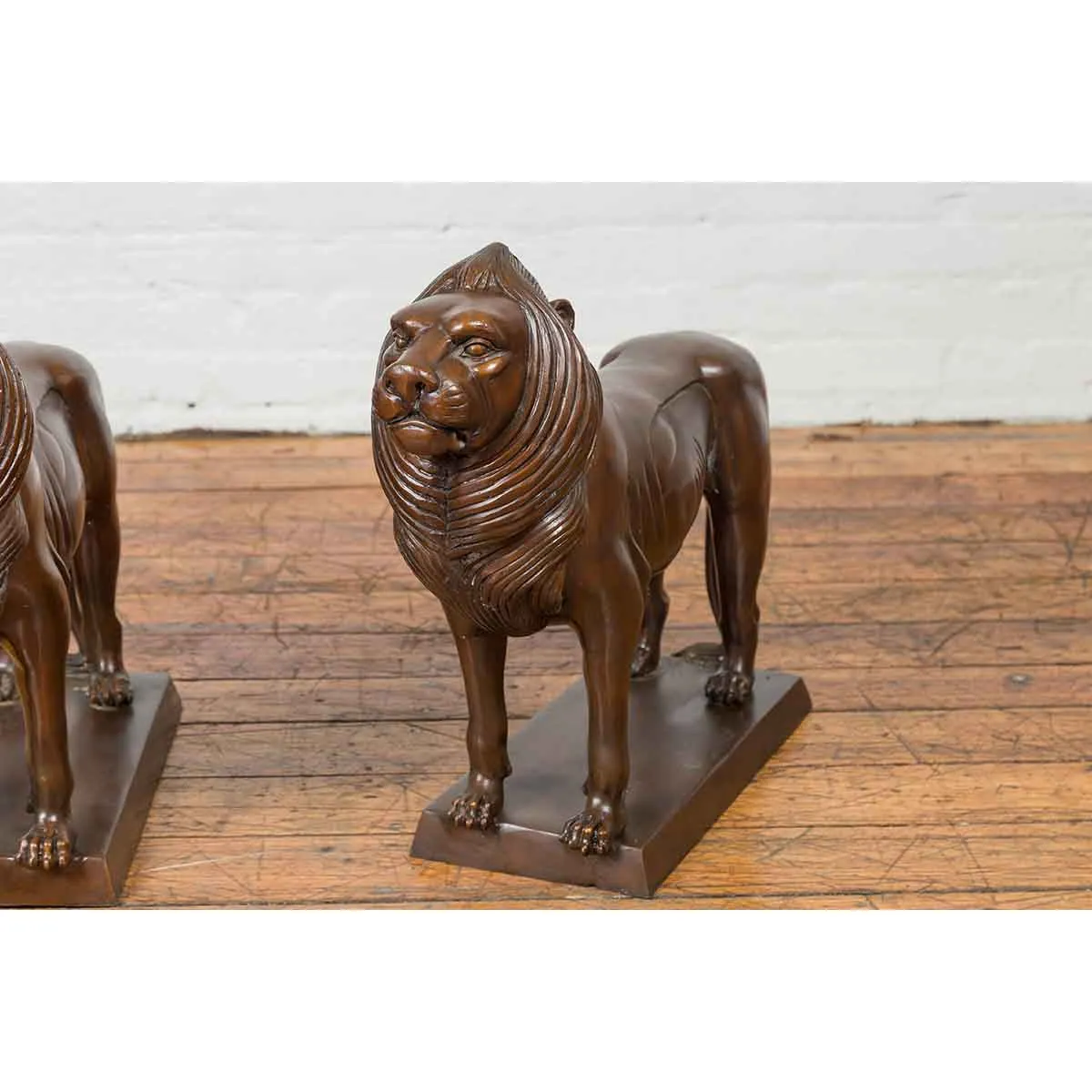 Pair of Tabletop Lions