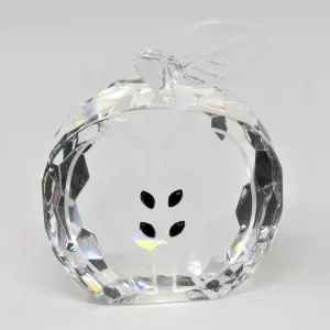Paperweight, Godinger, Crystal Apple, Shannon Crystal
