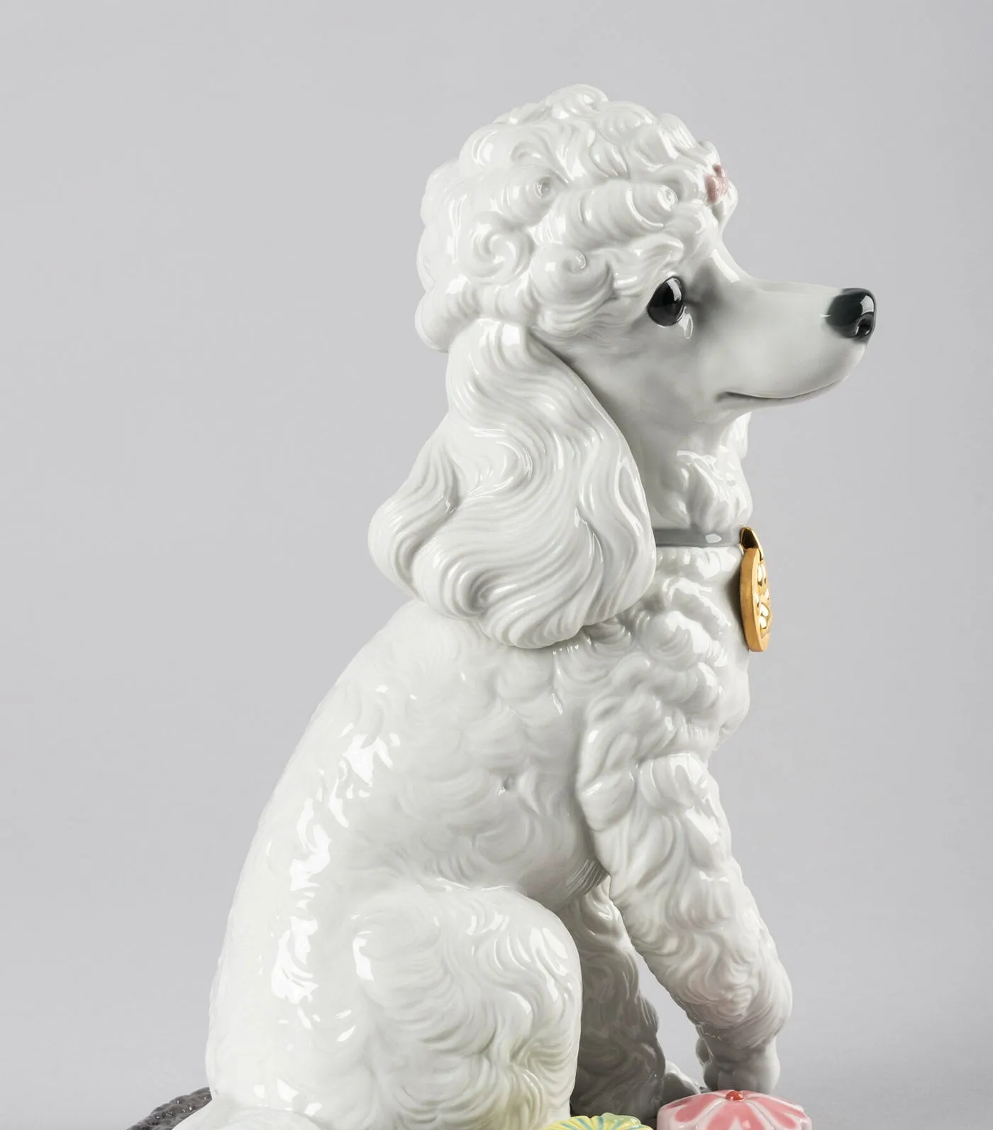 Poodle with Mochis Figurine