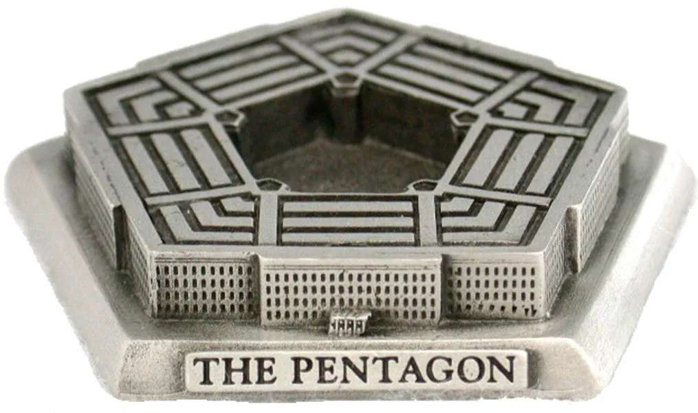 PWDC10 Pewter Miniature The Pentagon