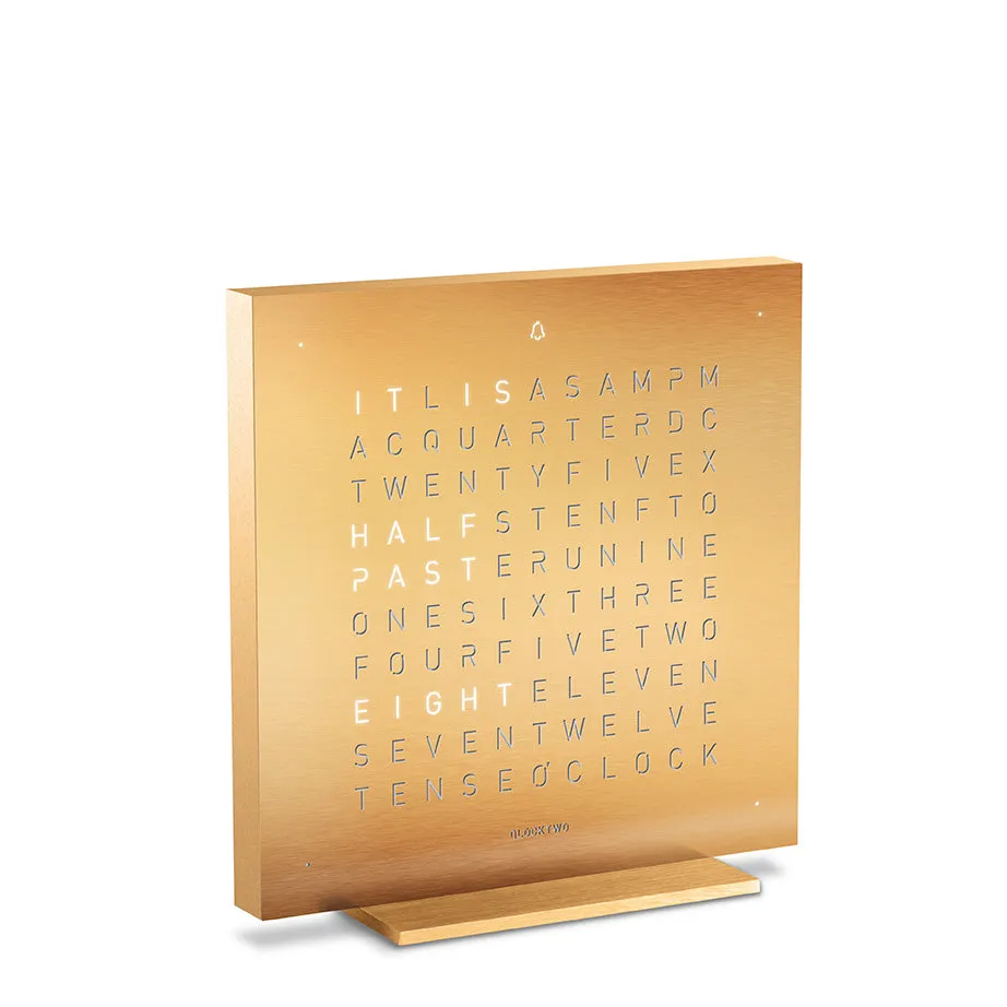 QLOCKTWO Touch | Metal Collection