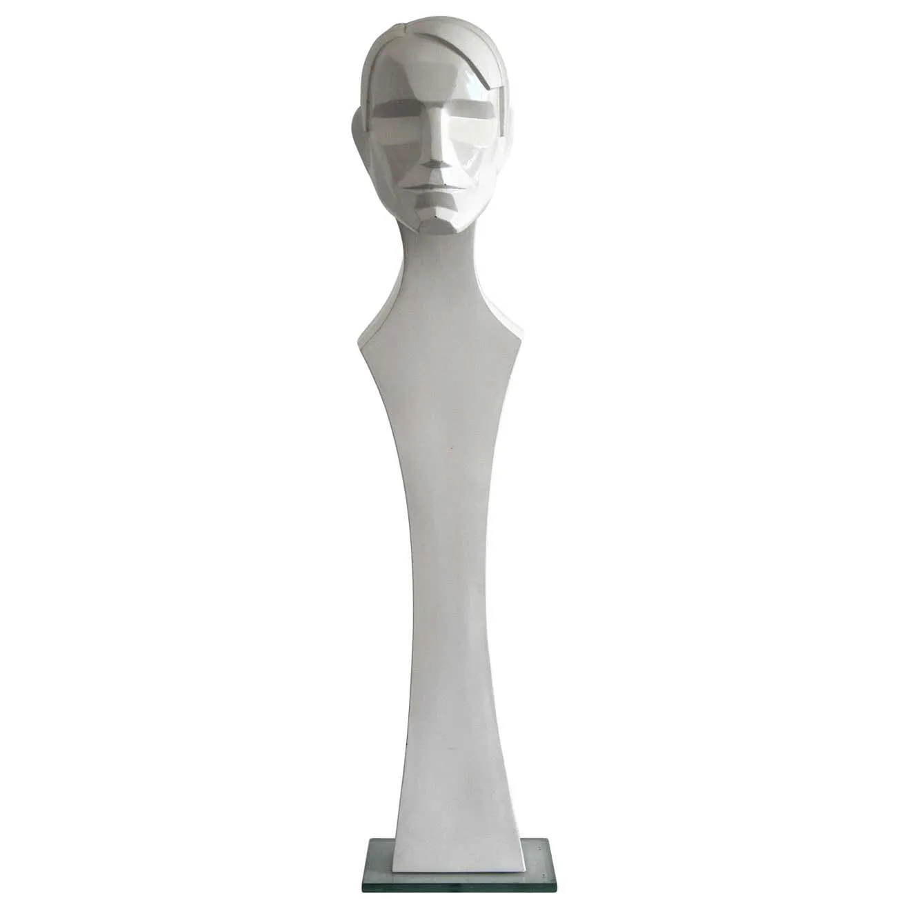 Rare Sophisticated 1970 Buste in Art Deco Style