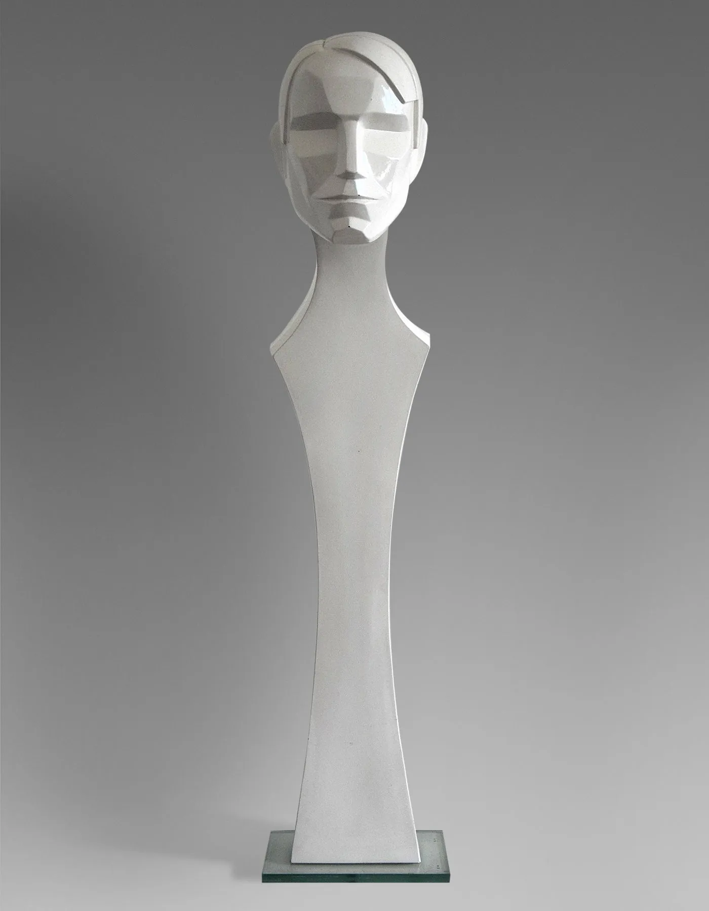 Rare Sophisticated 1970 Buste in Art Deco Style