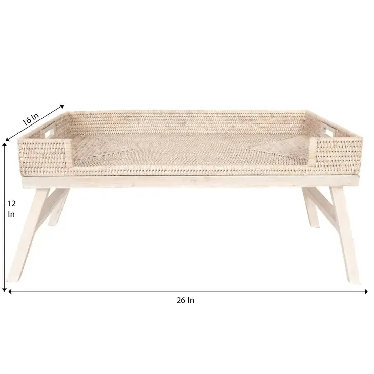 Rattan Breakfast Tray/Table