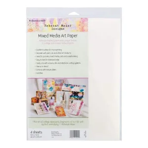 Rebekah Meier Designs Mixed Media Art Sheets 9X12 2 pack*