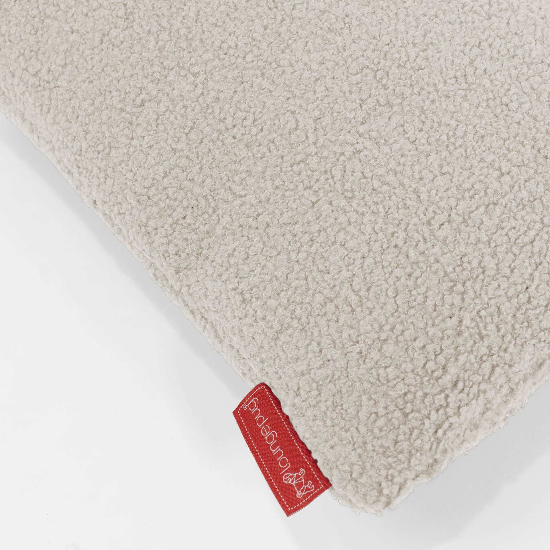 Rectangular Scatter Cushion Cover 35 x 50cm - Boucle Ivory