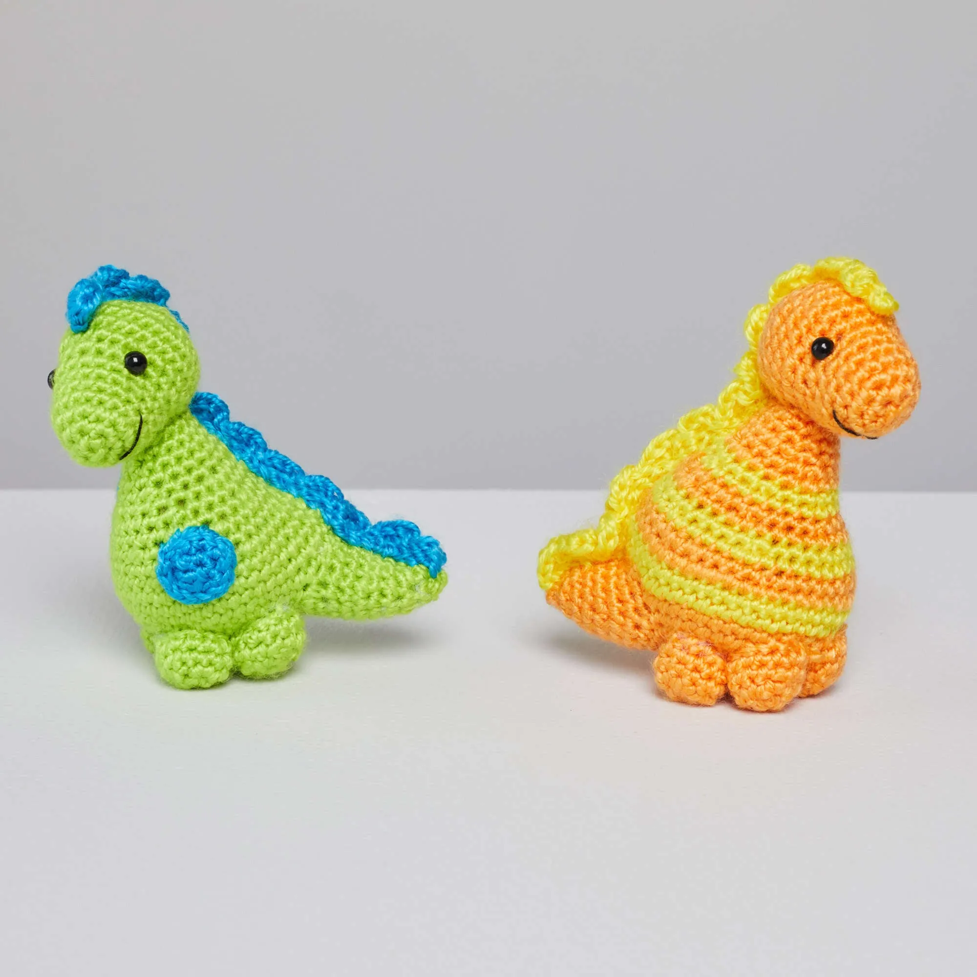 Red Heart Stellan And Stanley Crochet Dinosaur