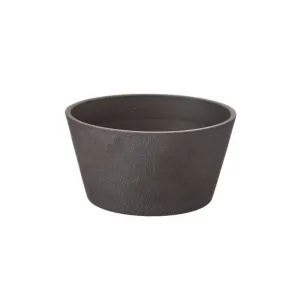 Regency International Fiber Resin Poured Cement Low Planter 11.8X6.3"T