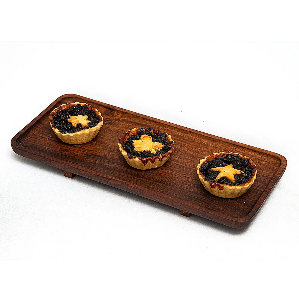 Rewa 3-Tier Wooden Platter