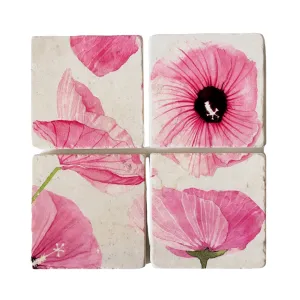 Rose of Sharon Coasters