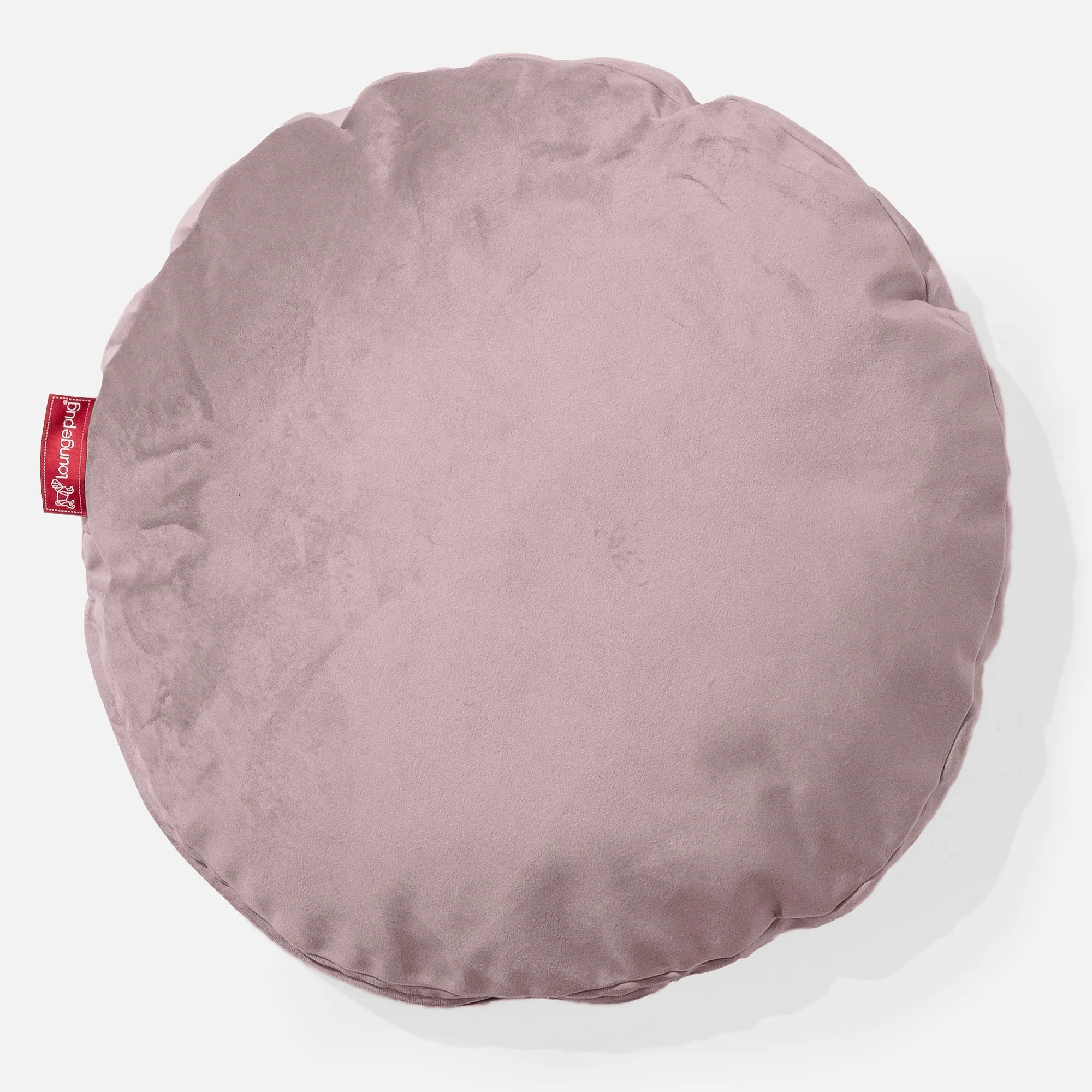 Round Throw Pillow Cover 50cm - Velvet Rose Pink