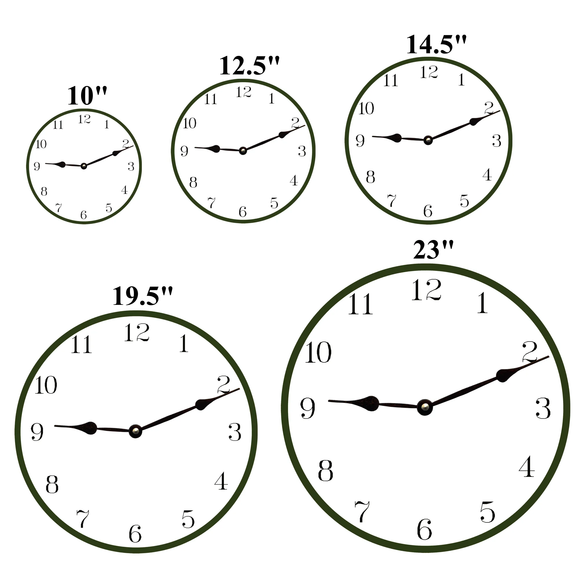 Rustic Flower Clock- Wall Clock
