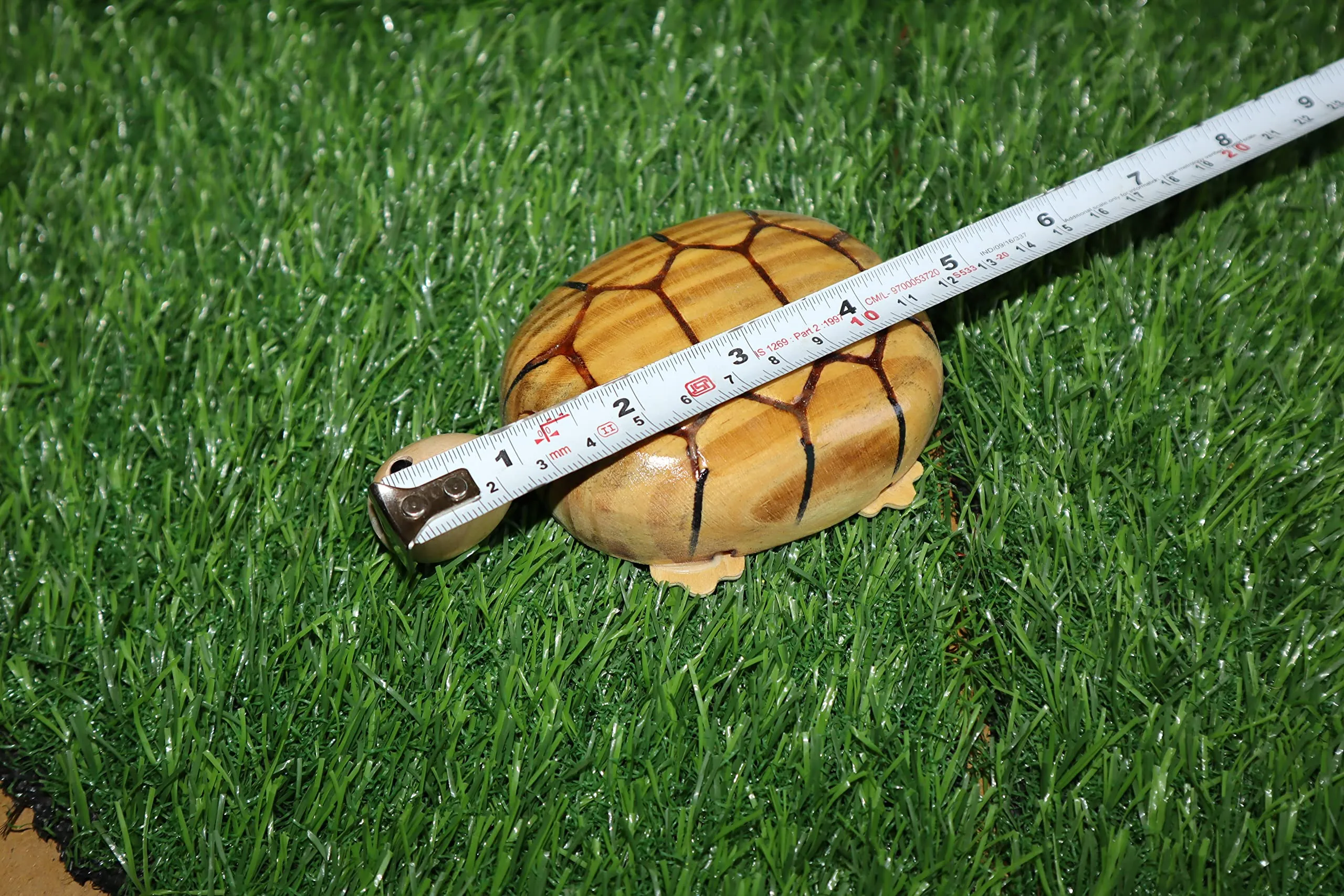 Salvus APP SOLUTIONS Charming Wooden Tortoise: A Perfect Blend of Home Decor and Playtime Fun