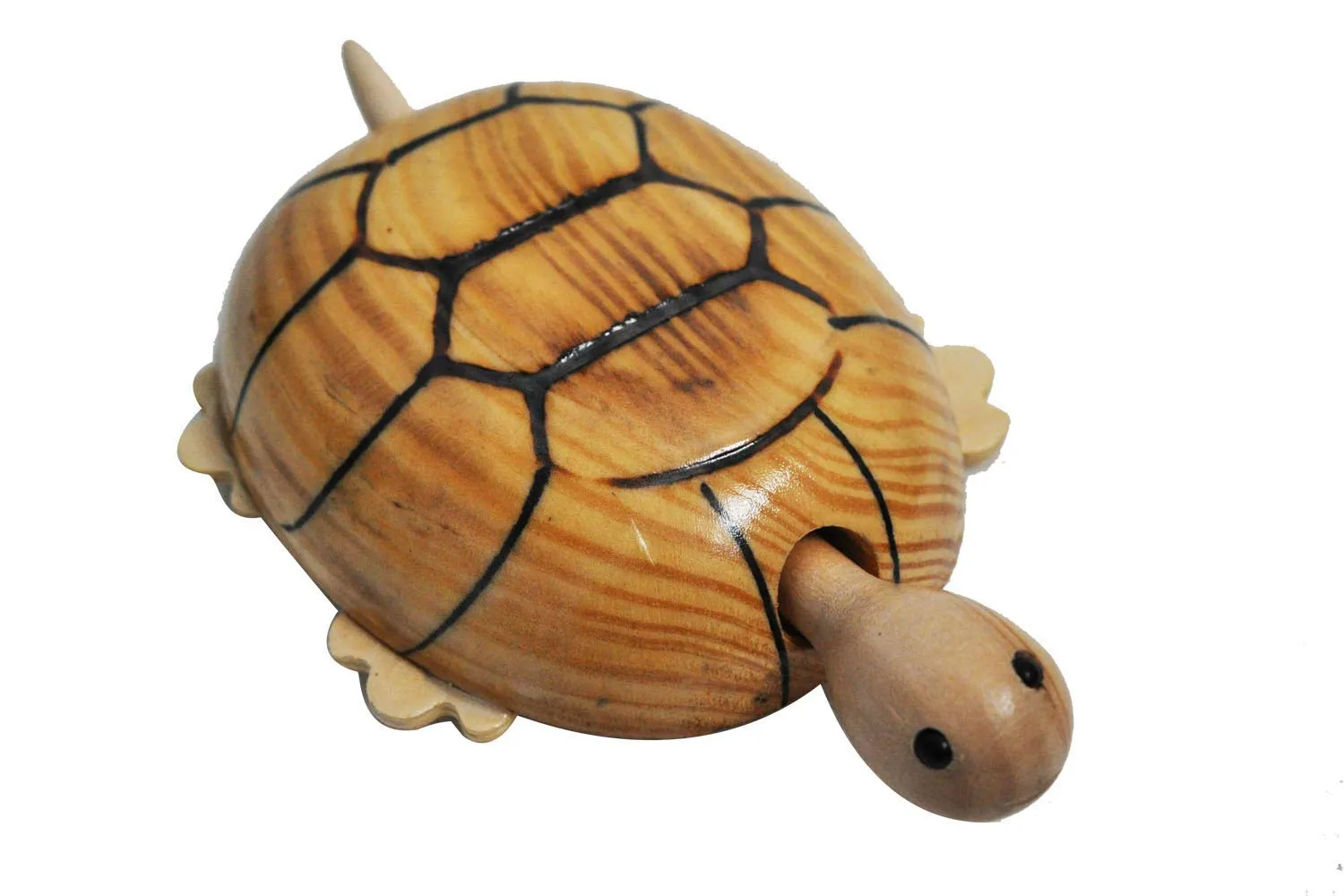 Salvus APP SOLUTIONS Charming Wooden Tortoise: A Perfect Blend of Home Decor and Playtime Fun