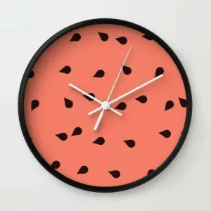 SCATTERED WATERMELON Wall clock