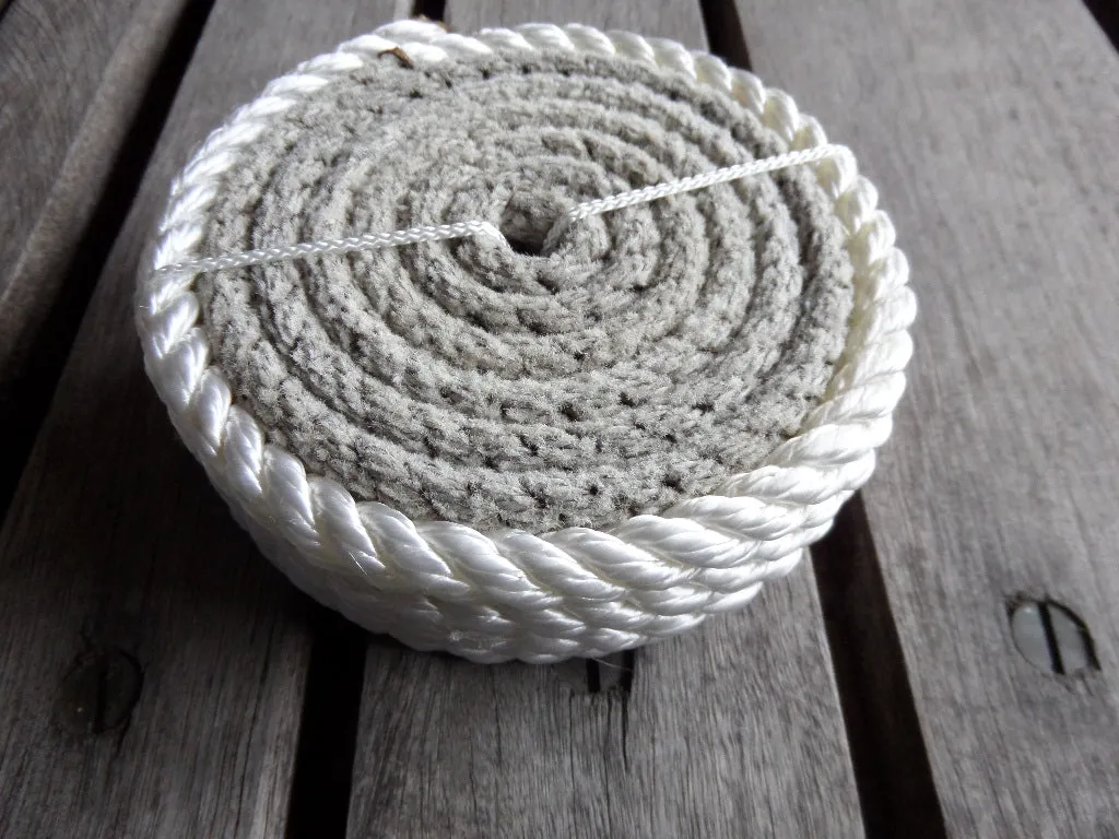 Set of 8 Coasters / Double Trimmed Two Color