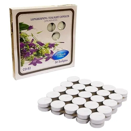 Shoppy Assist-Pack of 200 Pcs_2hrs_Unscented Smokeless Wax Tealight,White,Candle Home Decoration Long-Lasting Decor,Burn Time,Diwali,Festival,Christmas,New Year,Gift,Light Starts@ Rs 199