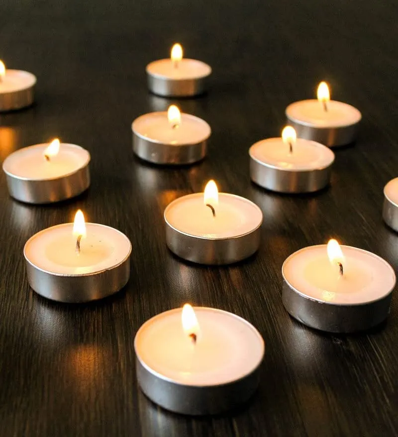 Shoppy Assist-Pack of 200 Pcs_2hrs_Unscented Smokeless Wax Tealight,White,Candle Home Decoration Long-Lasting Decor,Burn Time,Diwali,Festival,Christmas,New Year,Gift,Light Starts@ Rs 199