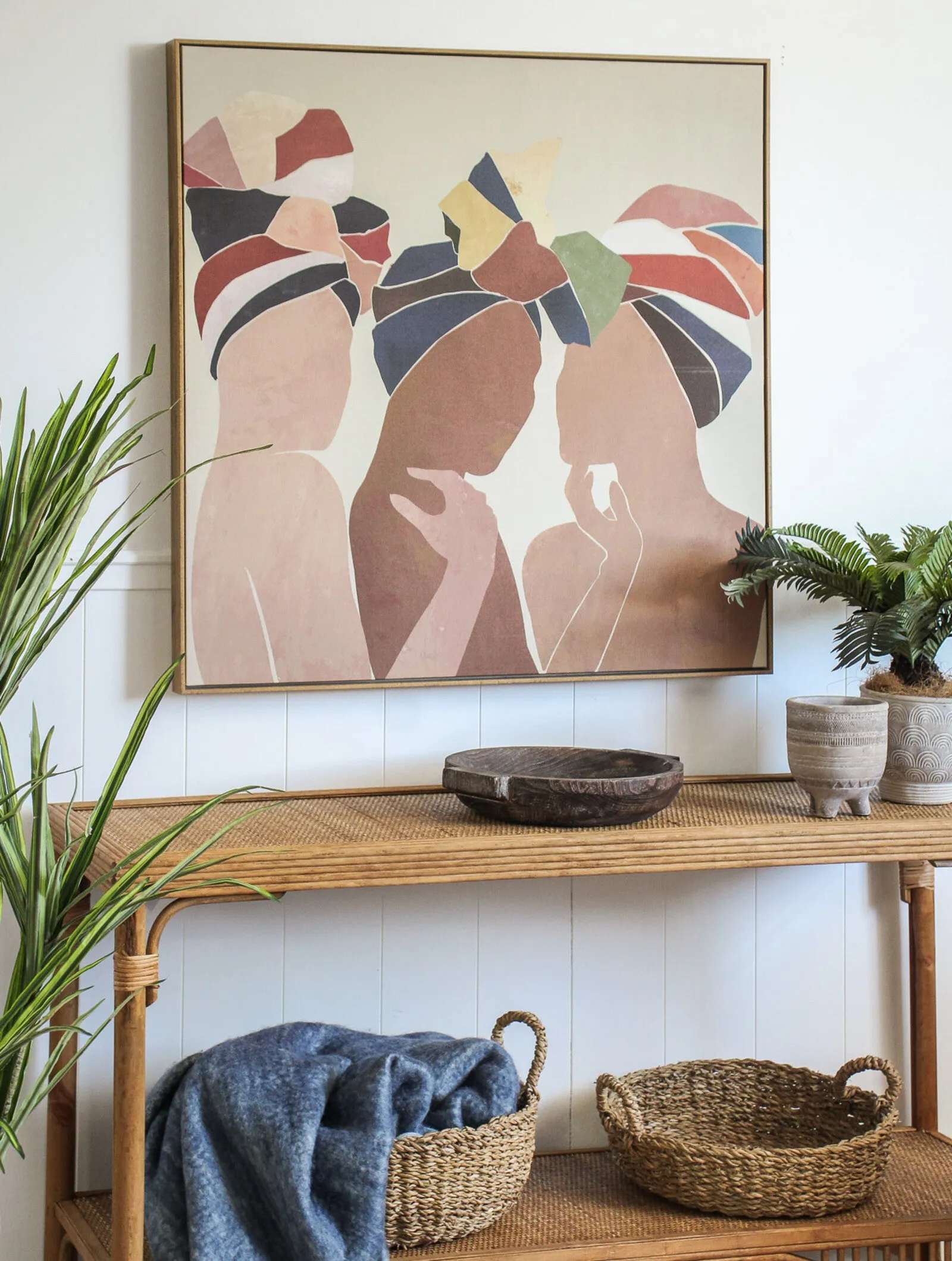 Silhouette Framed Canvas