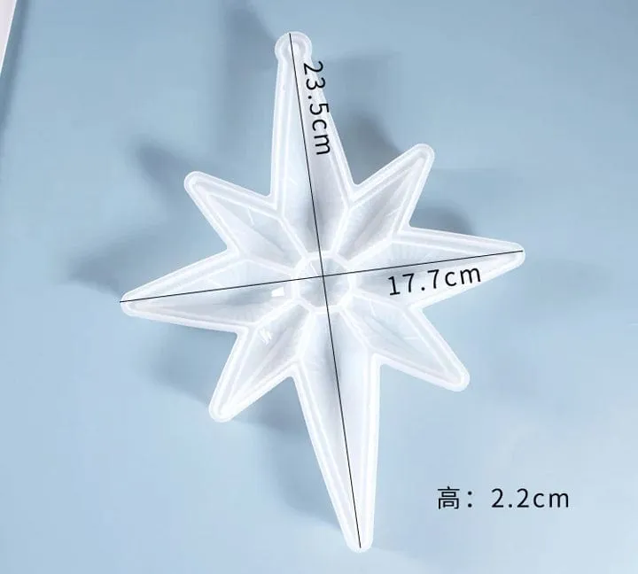 Silicone Decorative Star Shape Mold For Christmas