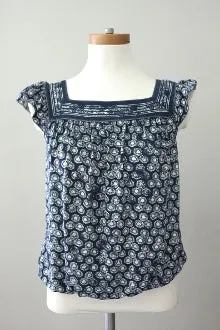 Soft Summer Print Top