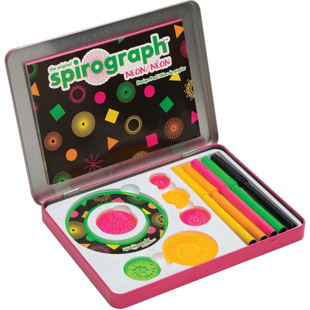 Spirograph Neon Tin