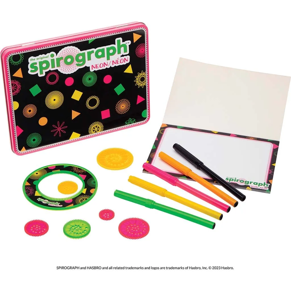 Spirograph Neon Tin