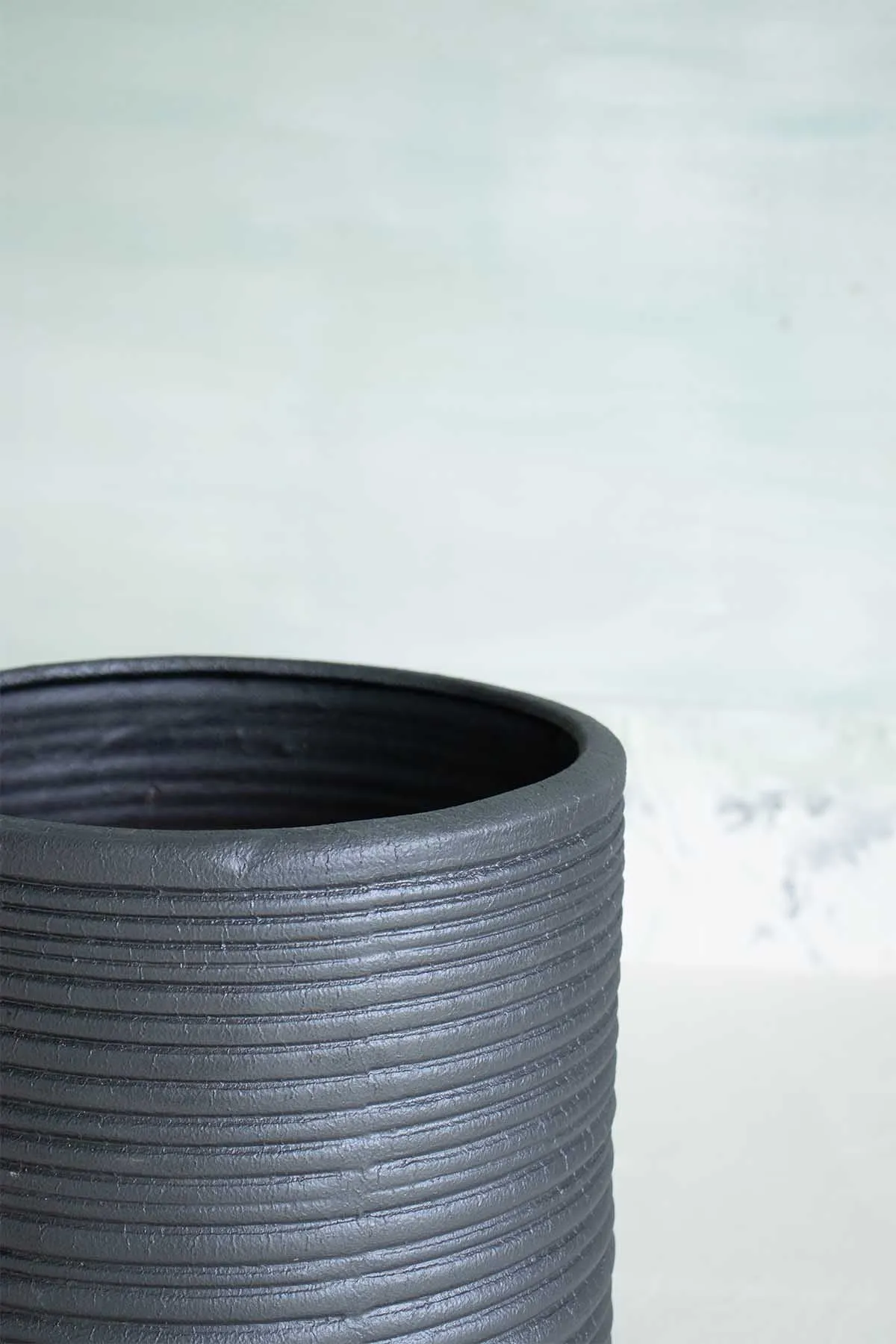 Strata Footed Ceramic Planter