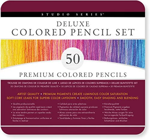 Studio Series Deluxe Colored Pencil Set (Set of 50)