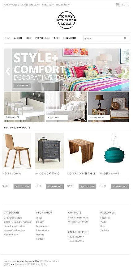 Style Furniture WooCommerce Website Design