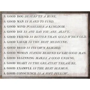 Sugarboo Designs A Good Proverb Art Print