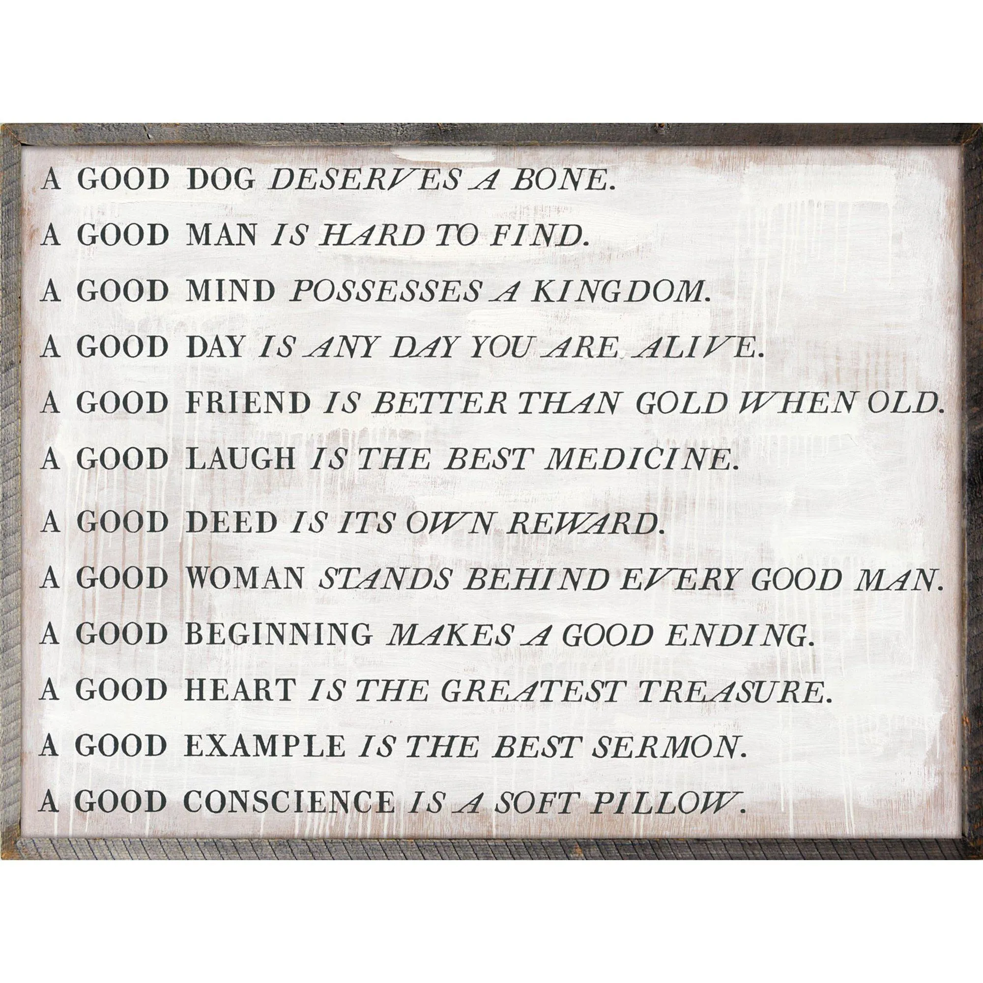 Sugarboo Designs A Good Proverb Art Print