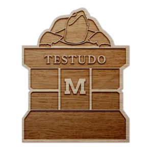 Testudo Statue / Wooden Coaster
