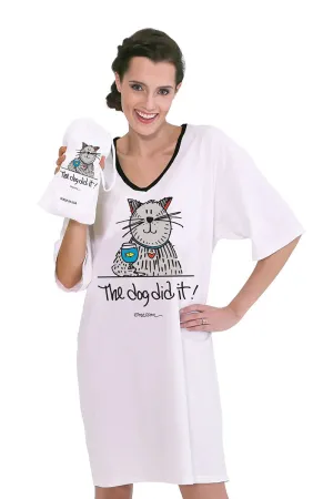 The Dog Did It Sleep Shirt