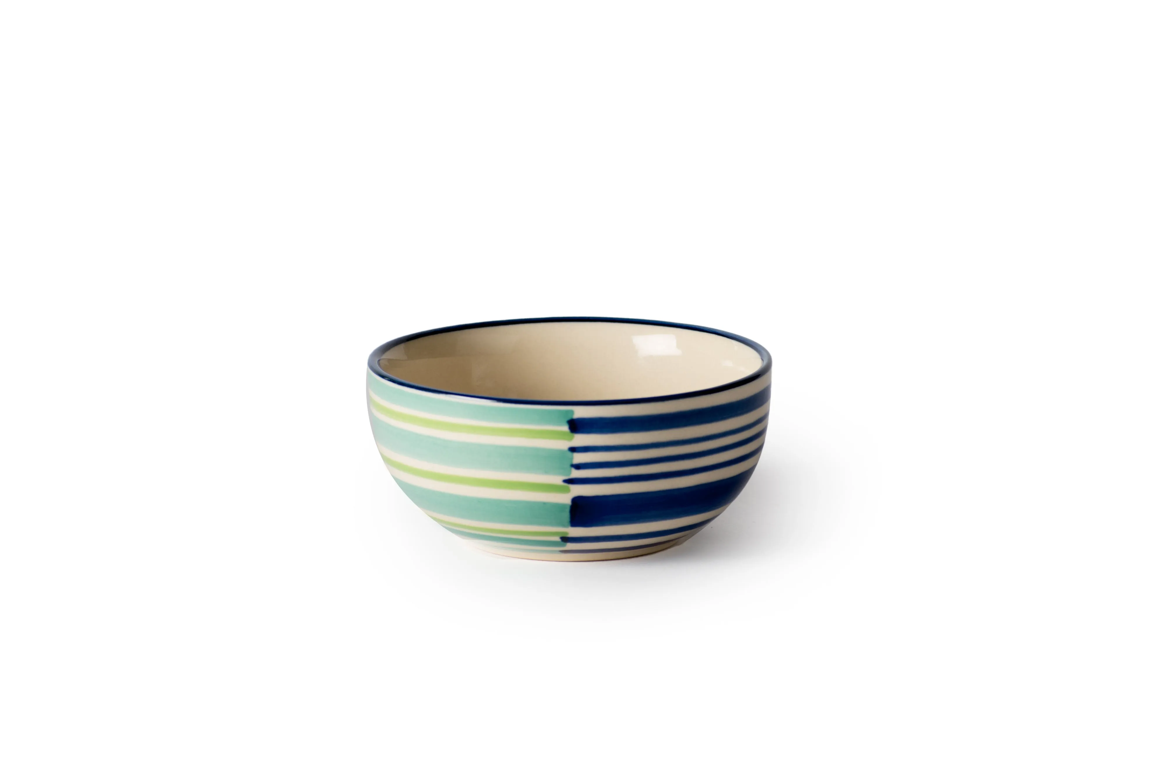 The Ray Soup & Salad Set - Indigo & Turquoise