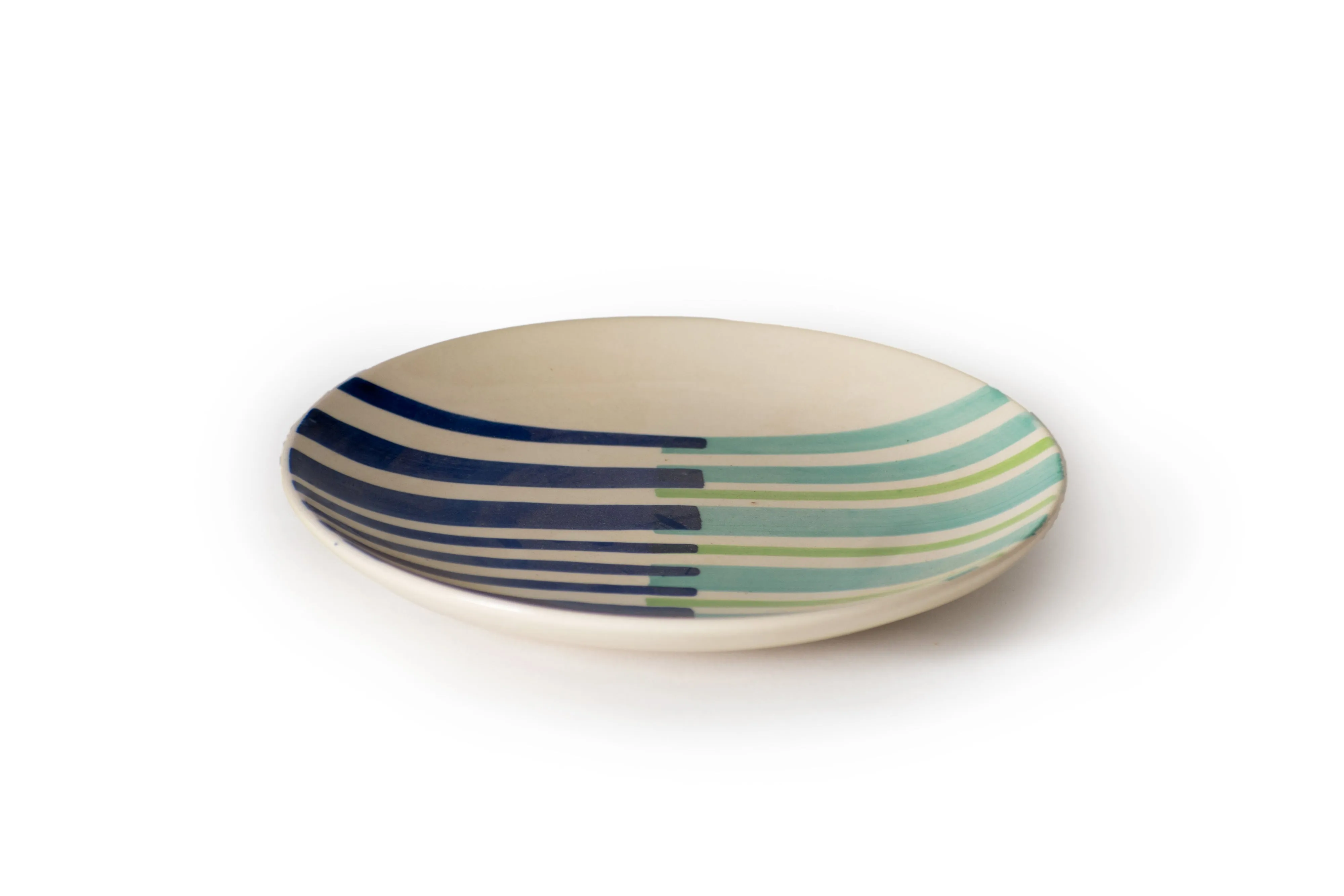 The Ray Soup & Salad Set - Indigo & Turquoise