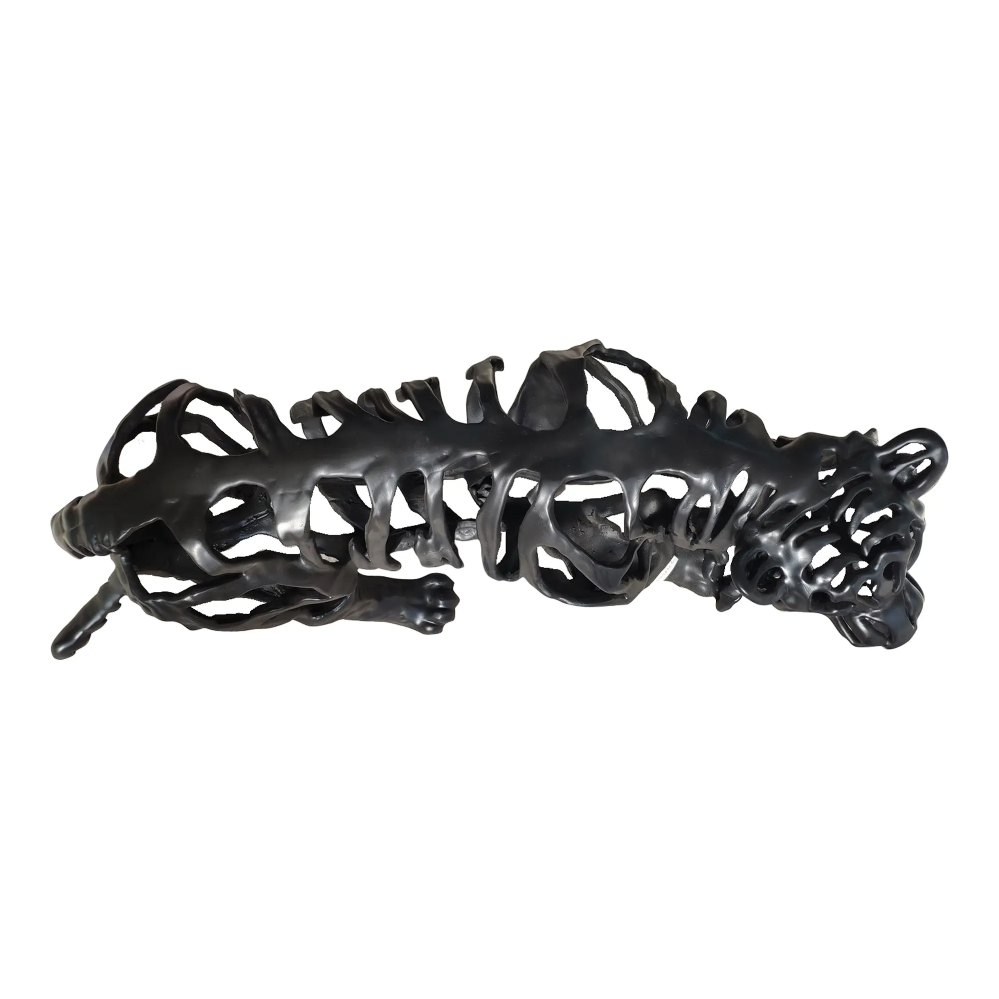 Tiger Stripes Statue Large Black