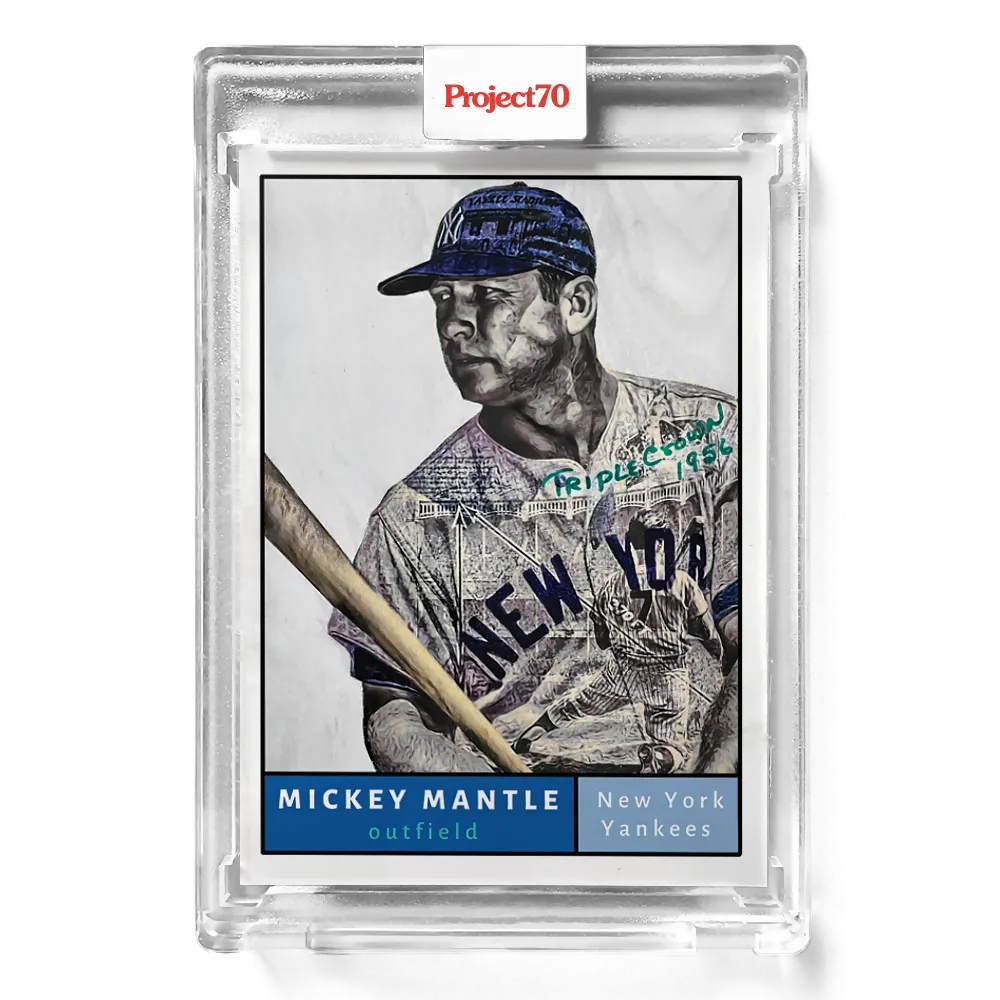 Topps Project 70 Card 473 - 1961 Mickey Mantle by Lauren Taylor! (Pop: 6302)