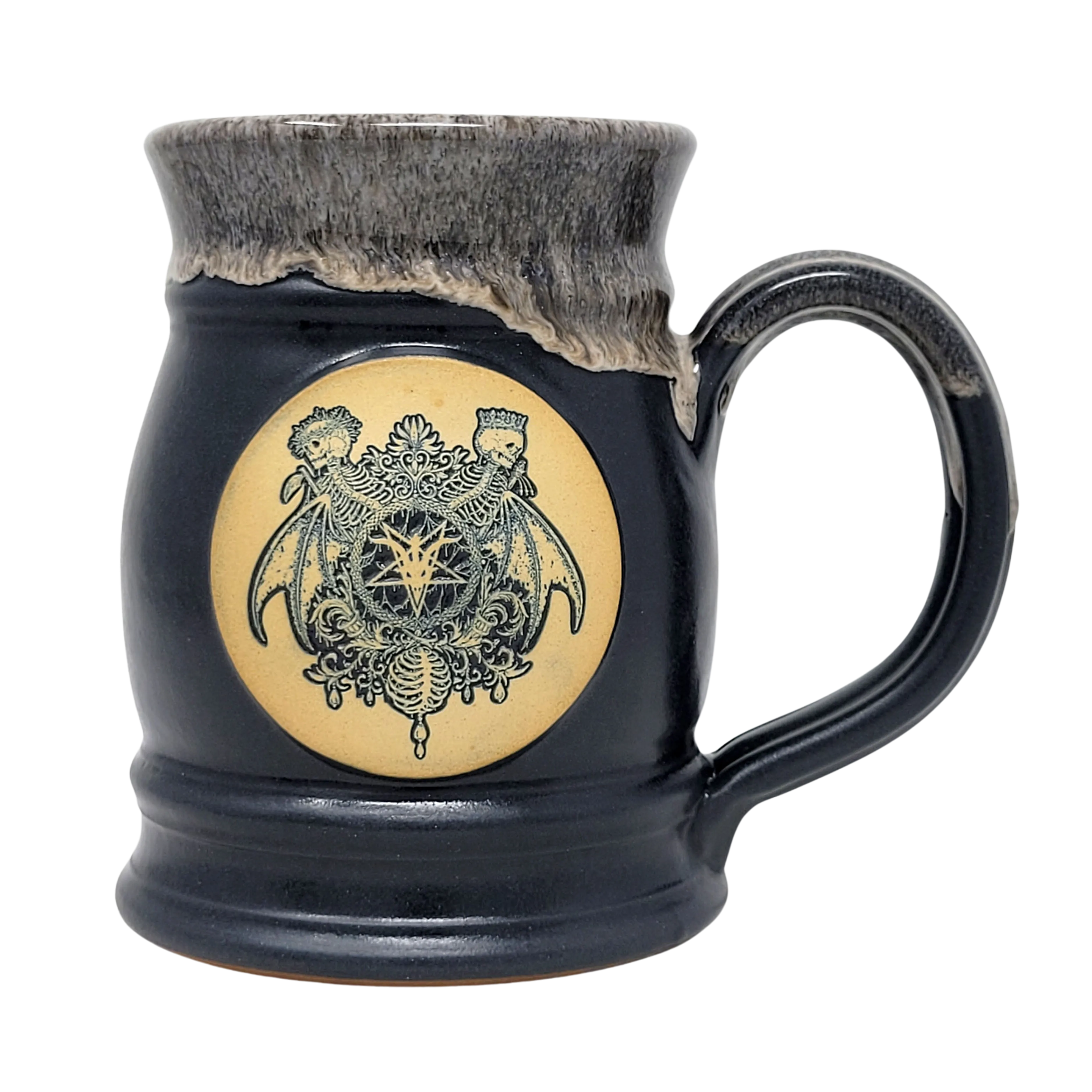 TST Twin Skeletons Tankard by Luciana Nedelea